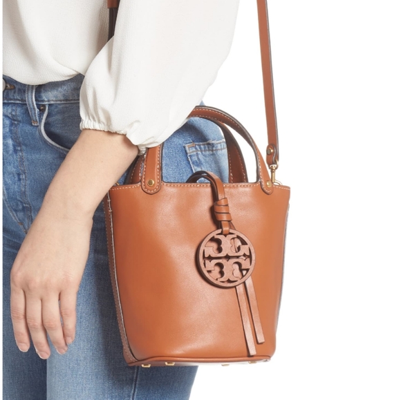 tory burch miller mini bucket bag
